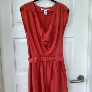 Diane von Furstenberg DVF silk romper w/pockets 2